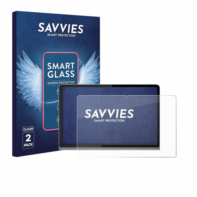 2 Stuks Savvies Screenprotector - geschikt voor Lenovo Tab Plus 11.5" - beschermfolie glas transparant