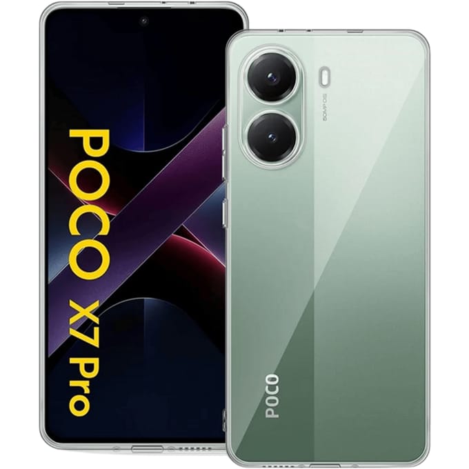 Mobilize POCO X7 Pro TPU Hoesje Transparant