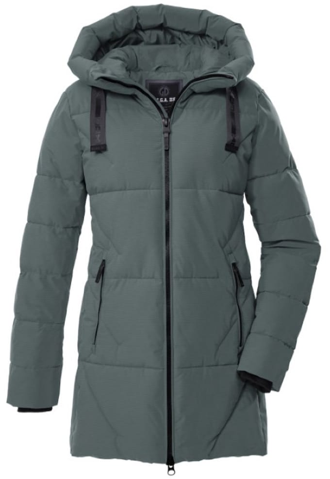 Killtec dames winterjas - Parka - padded - 43532 - aquaverde - maat 46