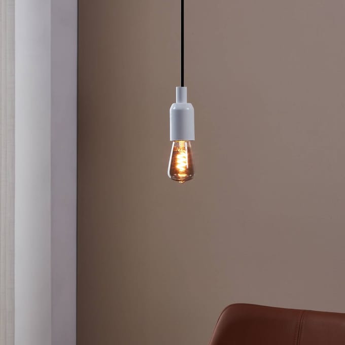 Eglo Ledfilamentlamp Edison - Smoke - D4,8cm - Dimbaar - Warm Wit - E27 - 4w