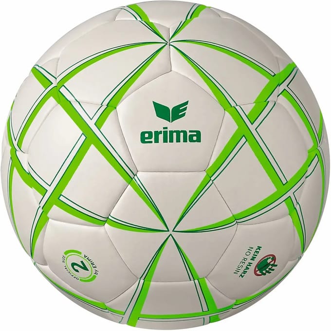 Erima Magic White Handbal - Wit / Green | Maat: 3