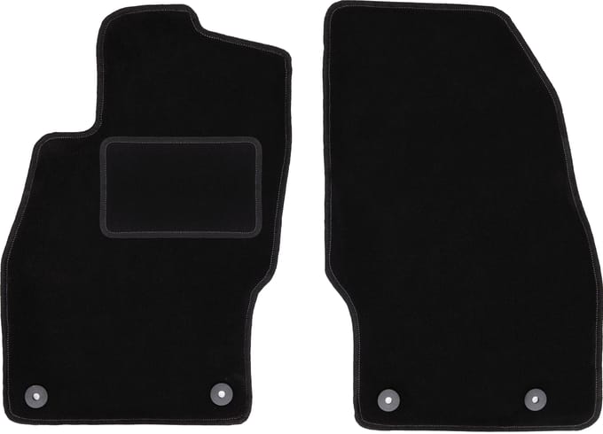 Voormatten zwart voor: Opel Corsa E hatchback (2015-2020)