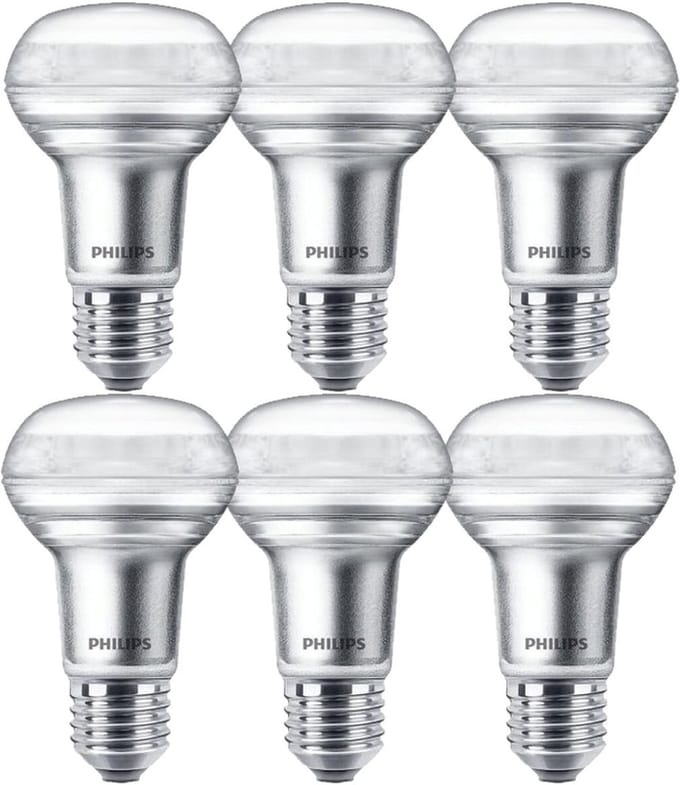 Philips CorePro LEDspot R63 E27 3W 2700K 210lm 230V - Warm Wit - Per doos á 6 stuks