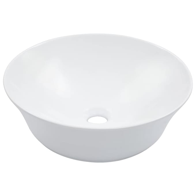 vidaXL - Wastafel - 41x12,5 - cm - keramiek - wit