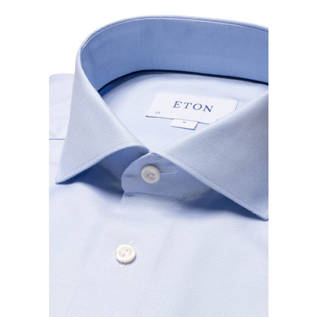 Eton  Lange Mouw Overhemden Blauw 100003412 21