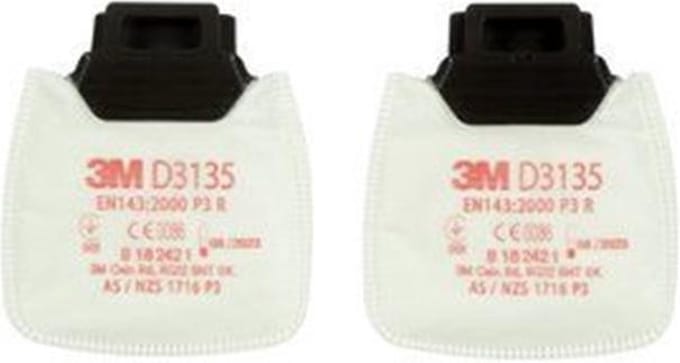 3M Secure Click P3 R Partikelfilter 2 stuk(s)