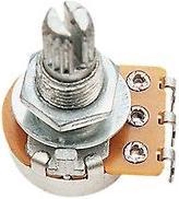 Yellow Parts EZ1197A Small Volume Potmeter 250K Logaritmisch (Klein, A250K)