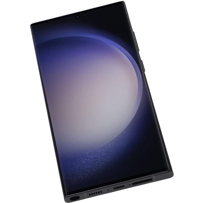 Écran de remplacement pour téléphone avec support de cadre, assemblage de numériseur d'écran de 6,8 pouces pour empreintes digitales noire mate