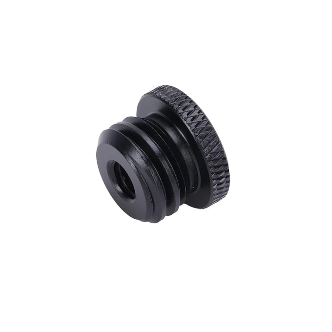 Microfoonstandaardadapter 1/4 inch vrouwelijk naar 5/8 inch mannelijk schroefdraadadapter voor cameramonitor black