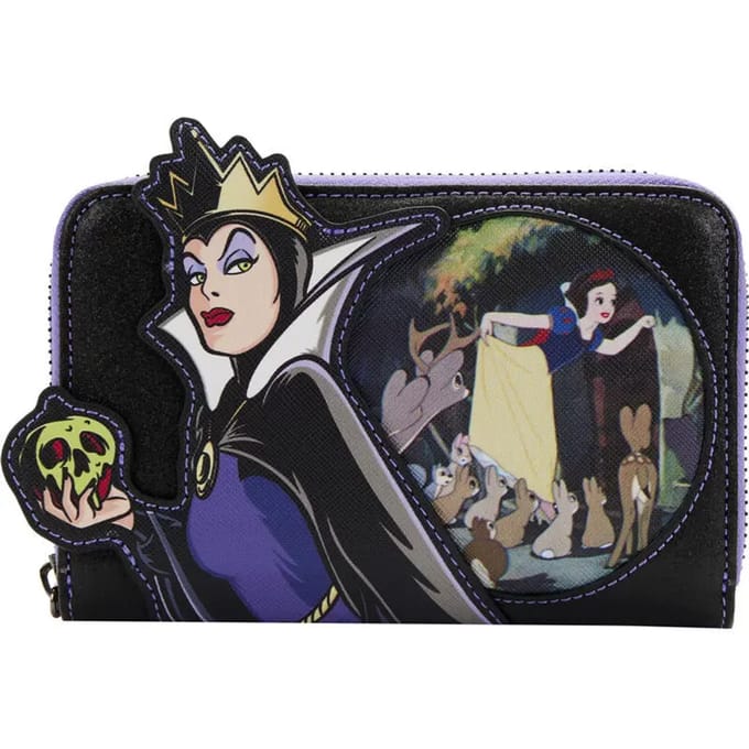 Loungefly Dames portemonnee Villains Scene Evil Queen Apple Multicolours