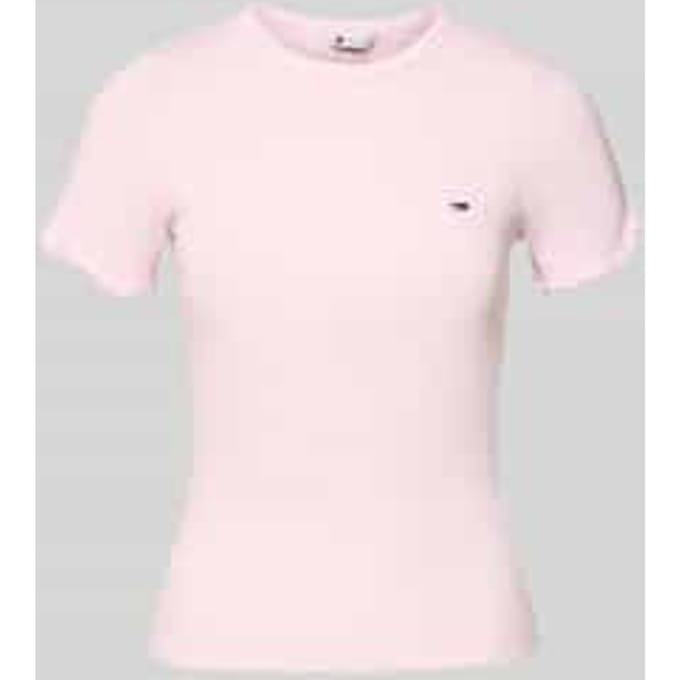 Slim Fit T-shirt van katoenmix