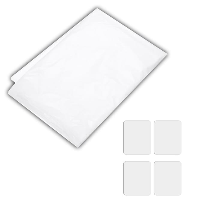 1.8*1.2M Projectorscherm Opvouwbaar Draagbaar Displaydoek voor Kerstmis Halloween Film wit
