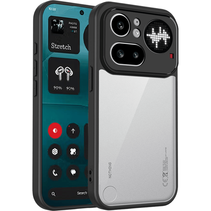 TwoTone Nothing Phone (4a) Pro Backcover Zwart