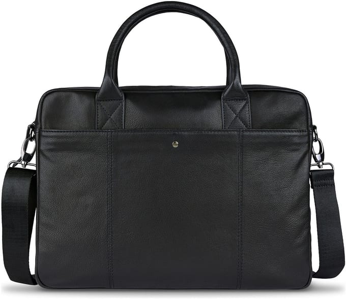 bugatti business tas Black Magic Briefcase Black zwart