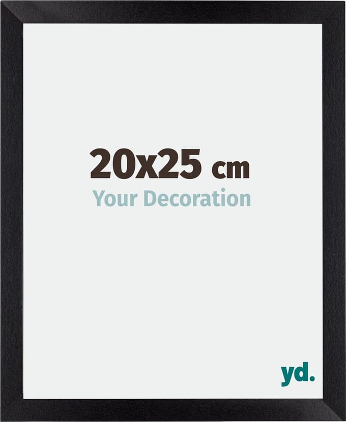 Your Decoration - Fotolijst 20x25 cm - MDF - Zwart Mat - Mura
