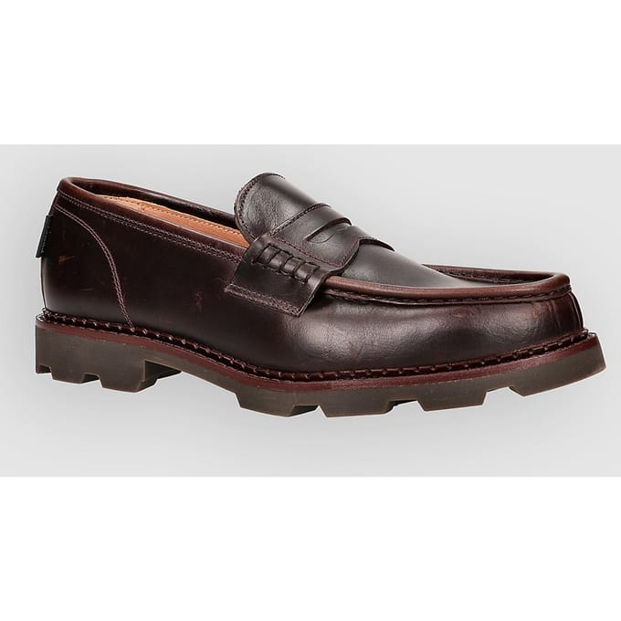 Pompeii Modena Leather Slip Ons bruin