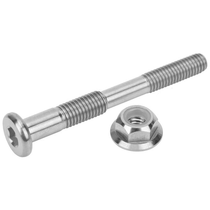 Ensemble d'écrous et de boulons de suspension de frein à disque en alliage de titane pour modification de vélo pliant Brompton type B gray