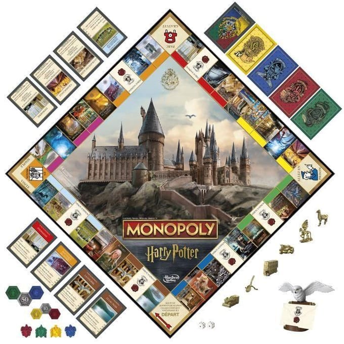 Monopoly Harry Potter Bordspel - Franse Editie