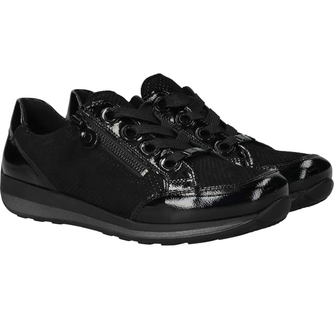 Ara 1244587 - Dames veterschoenen - Kleur: Zwart - Maat: 40