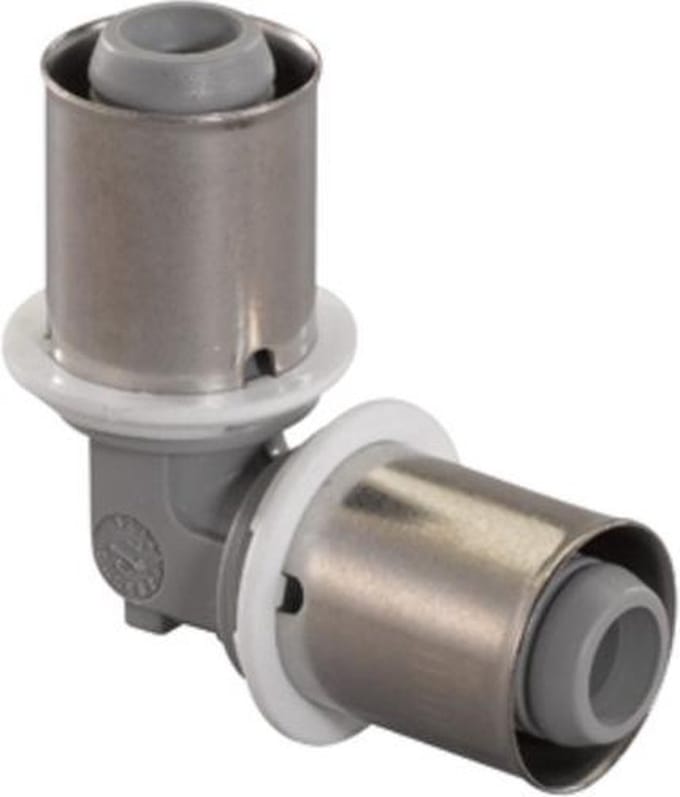 Uponor S-press knie - 50mm 90graden pers kunststof