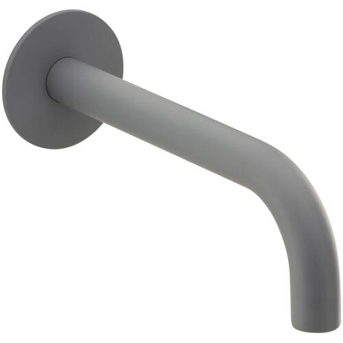 Herzbach DEEP GREY wall spout, projection 21 cm 23.451400.1.06