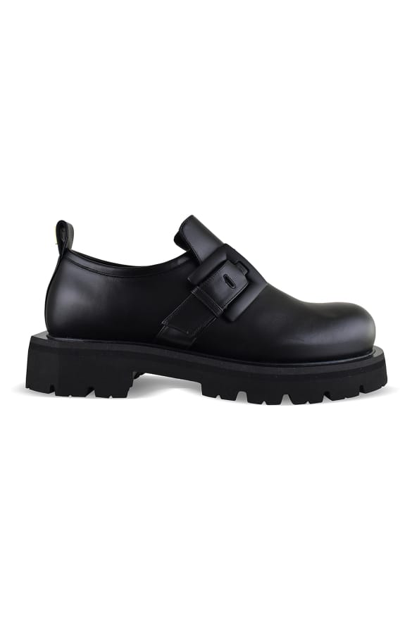 Balmain Anthem-loafers Zwart
