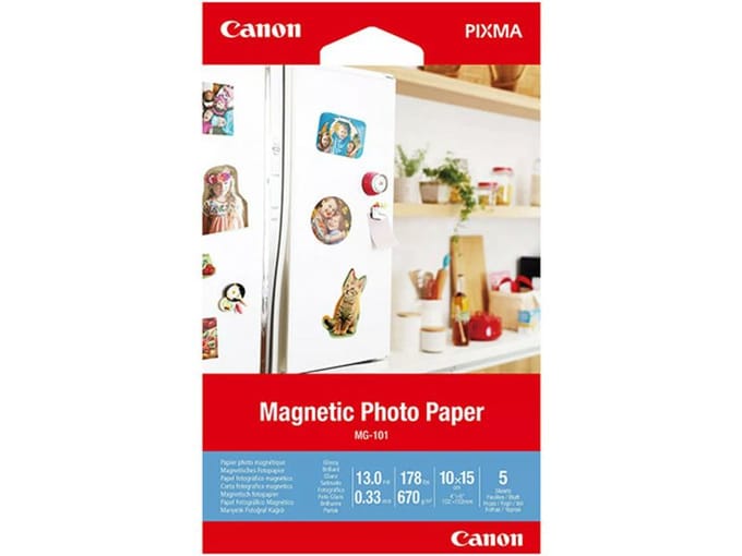 Canon Papier MG-101 / 3634C002 Magnectic 10x15cm - 5 sheets