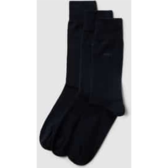 Hugo Boss heren BOSS 3P sokken uni blauw