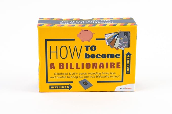 How To Become A Billionaire Cadeau Idee - Gift Idea - Creatief en Uniek