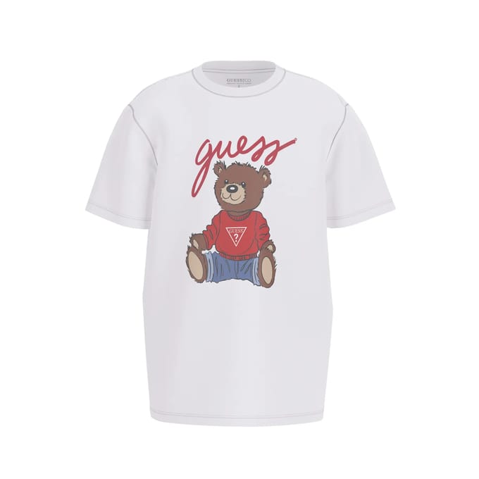 Kinderen T-shirt met korte mouwen en klassieke snit Guess