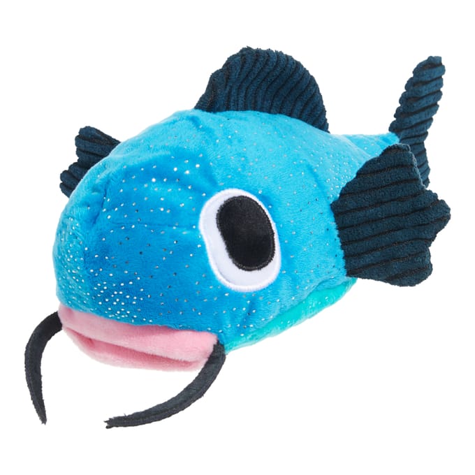 Bark catfisch claude meerval hide & seek pluche blauw 21,5x24x11 cm