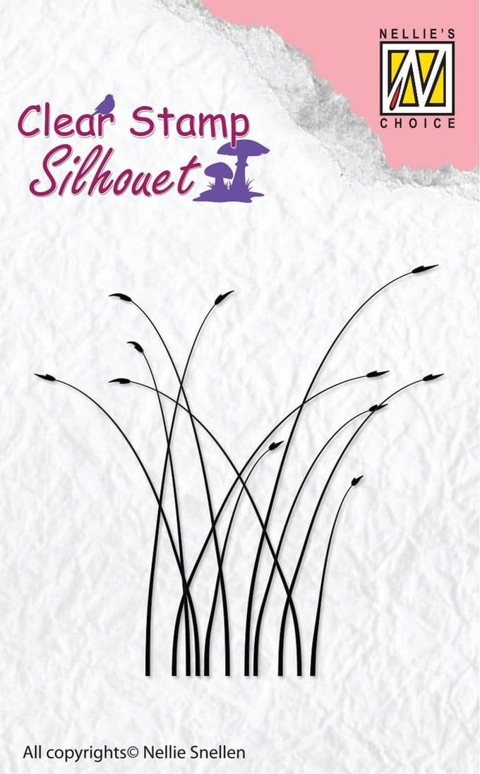 SIL032 Nellie Snellen clearstamp - Stempel Bloeiende Gras