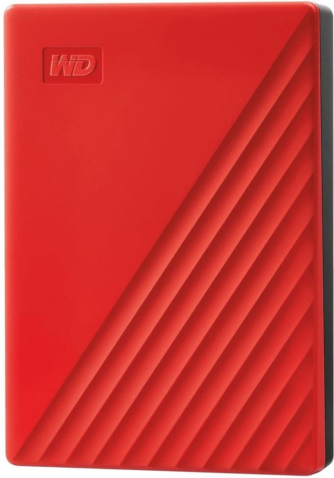 WD My Passport 5TB rood