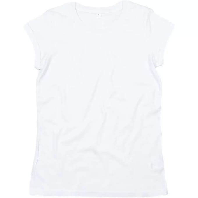 Vrouwen T-shirt met omgeslagen mouwen Mantis