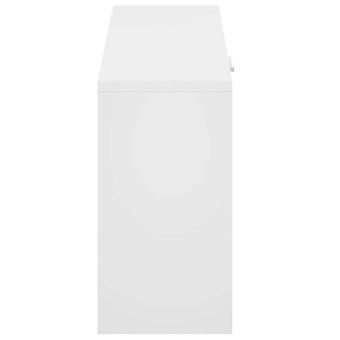 vidaXL - Schoenen - opbergkast - 80x24x45 - cm - wit