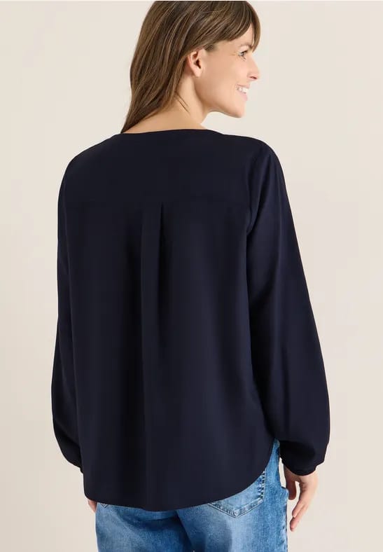 Blouse in effen kleur