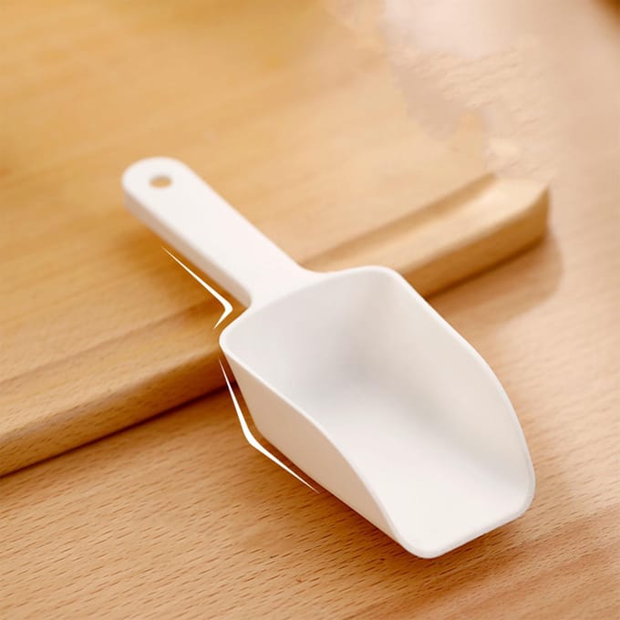 Pelle à glace alimentaire polyvalente grande capacité pour cuisine bar buffet fête mariage white