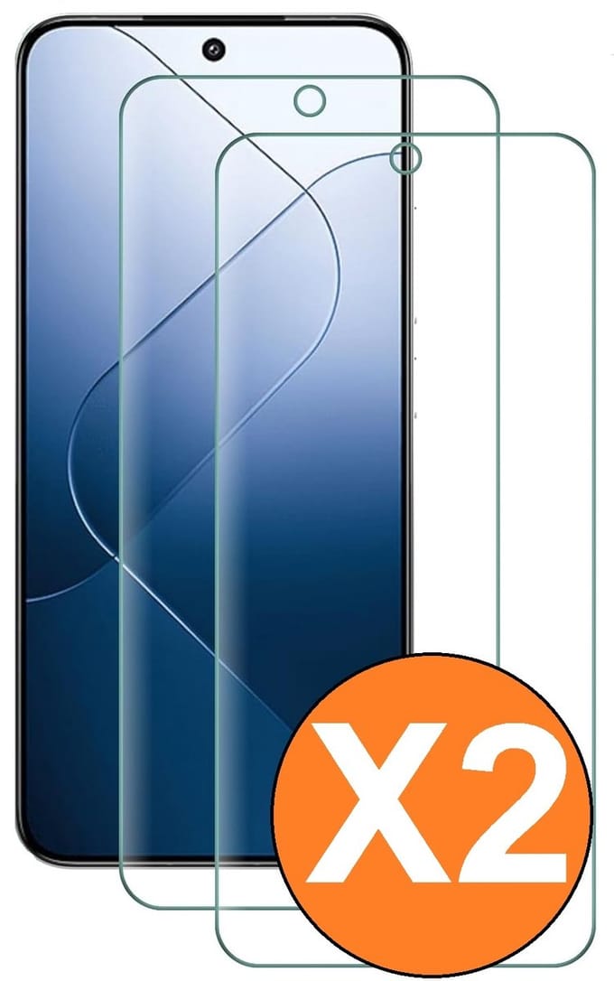 Ntech Screenprotector geschikt voor Xiaomi Redmi 14 2024 - Beschermglas Screenprotector Redmi 14 2024 Screen protector gehard glas - screenprotector Redmi 14 - 2 Stuks