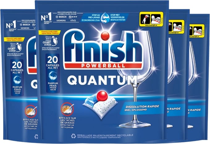Finish Quantum Regular - 80 Capsules - Voordeelverpakking