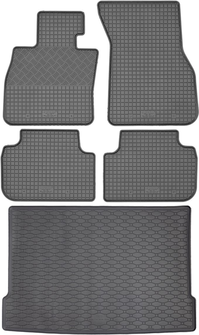 Max-Dywanik Rigum - Bagażnikset - BMW 1 Hatchback - Zwart - Waterafstotend