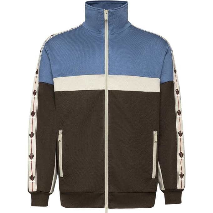 Dsquared2 Maple Leaf Tape Blauw Trainingsjack