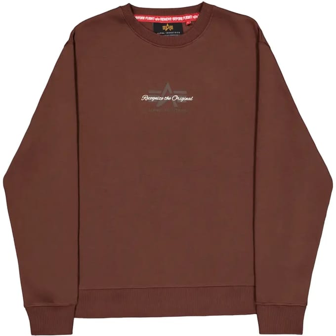 Regular fit sweatshirt van katoenmix met labeldetail