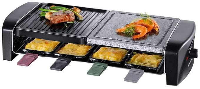 SEVERIN RG 9645 - raclette/grill/hot stone - black