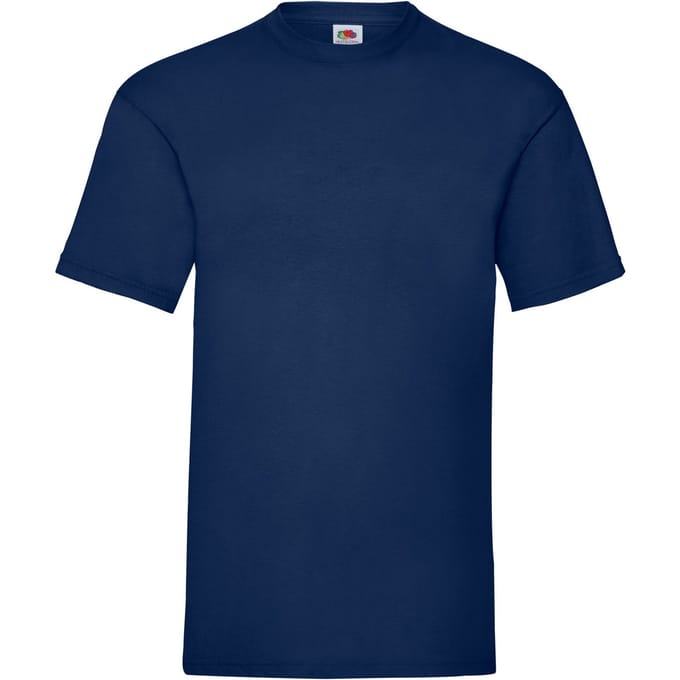 Fruit of the Loom Heren Valueweight T-Shirt (Marine)