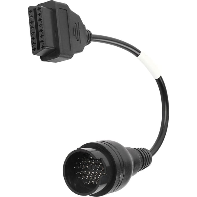 38-pins naar 16-pins OBD2 Adapter Connector Diagnostische Kabel voor Iveco Vrachtwagen wit