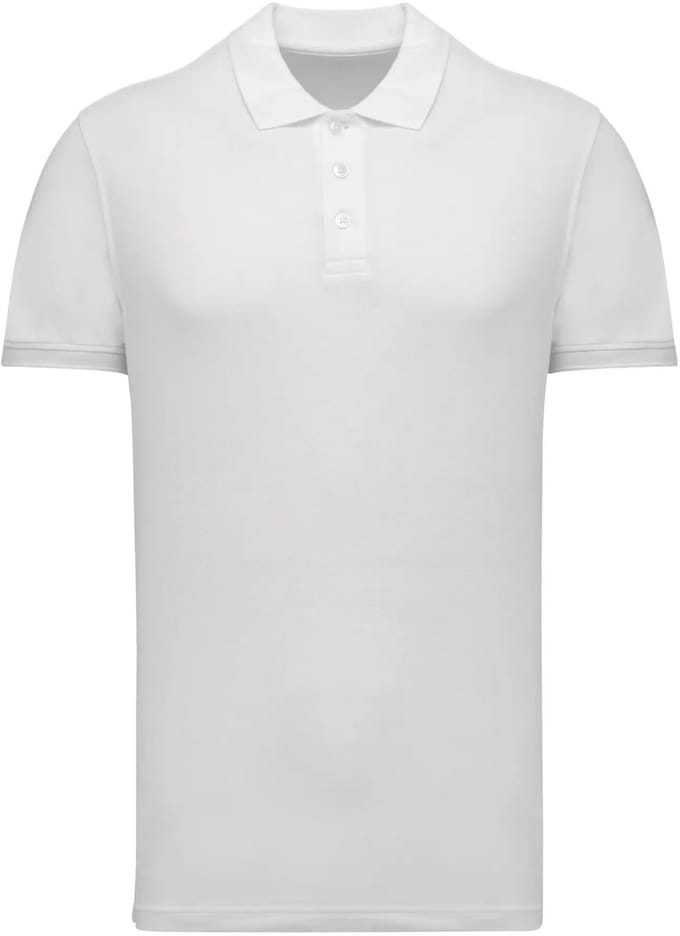 Kariban Piqué herenpolo K290 - White - M