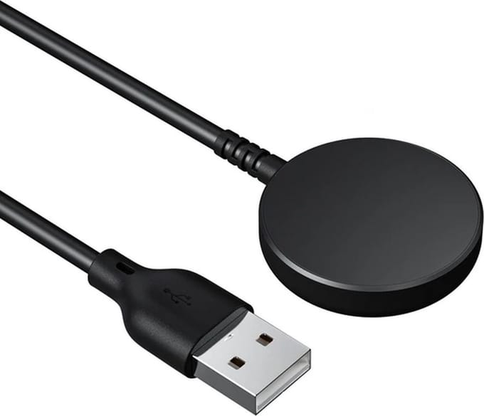 GO SOLID! ® Oplaadkabel geschikt voor Samsung Galaxy Watch 6 / 5 / 4 / 3 / Active (2) - 1 Meter
