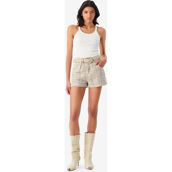IRO Paris Dilana Mixed Beige Maat: S | Korte Broeken Outlet | Dames | Beige