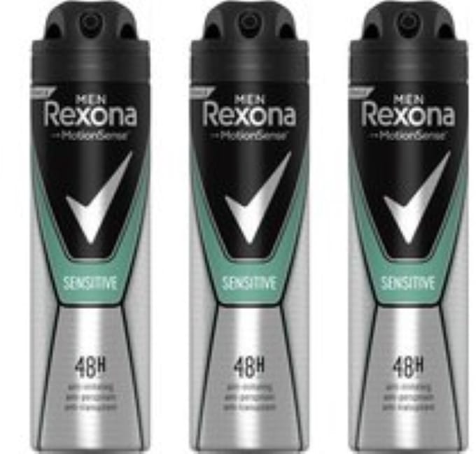 Rexona Deo Spray Men – Sensitive 3 x 150 ml