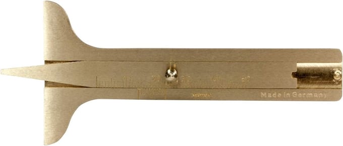 SW-Stahl 72311L bandenprofieldieptemeter messing vrachtwagen